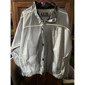 Wilson‎ Windsuit Jacket Size XL Vintage Gray